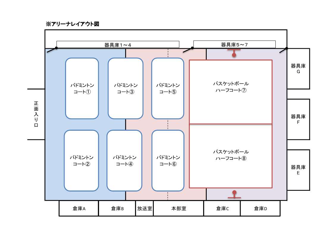 1000以上 バスケ コート 図 1339 バスケ コート 図面